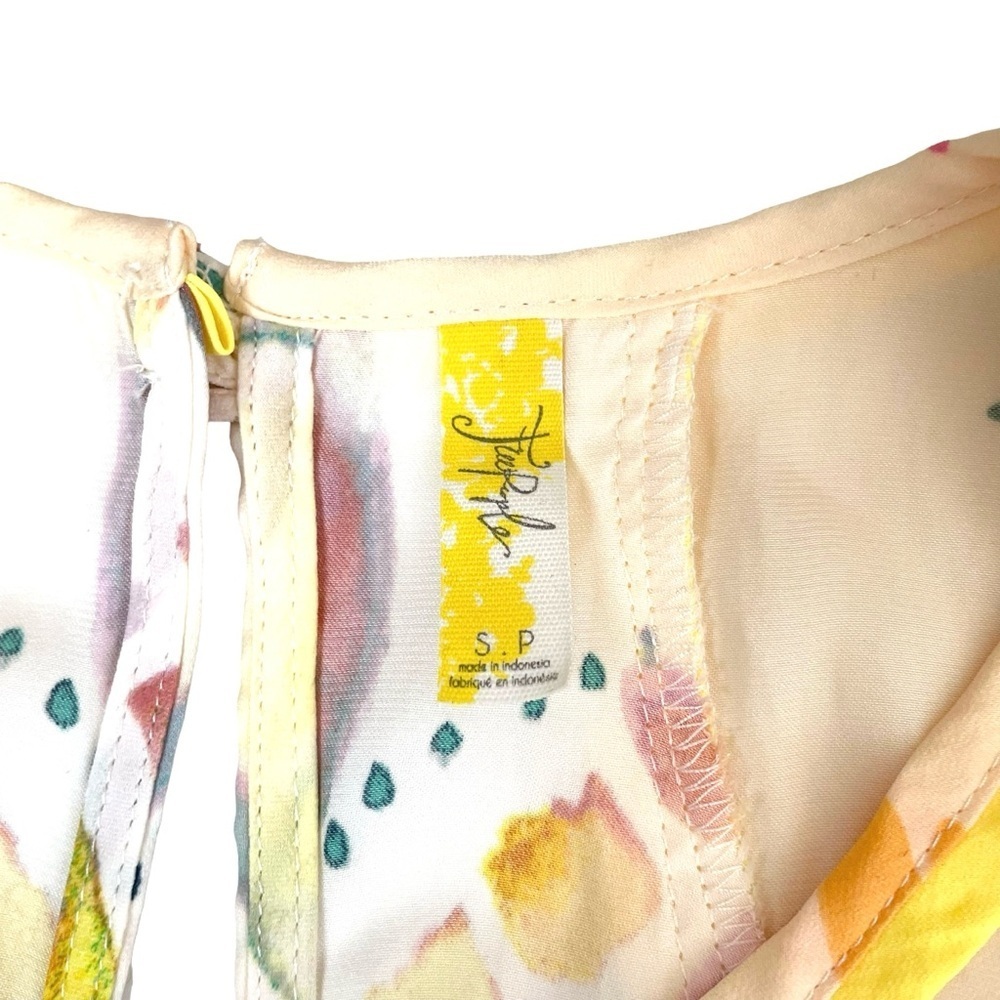 Free People Dream Free Watercolor Slip‎ Tunic Mini Dress - Picture 9 of 16